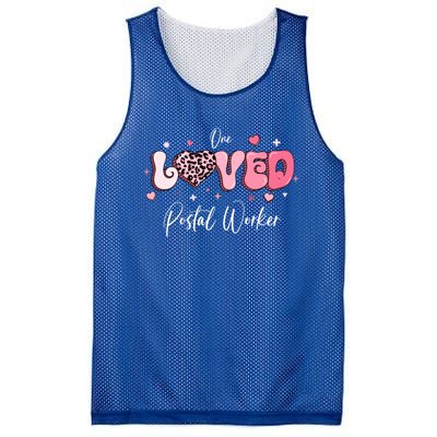 Valentines Day Postal Worker Gift Mesh Reversible Basketball Jersey Tank