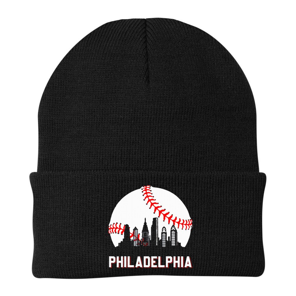 Vintage Distressed Philly Baseball Lovers Beanie