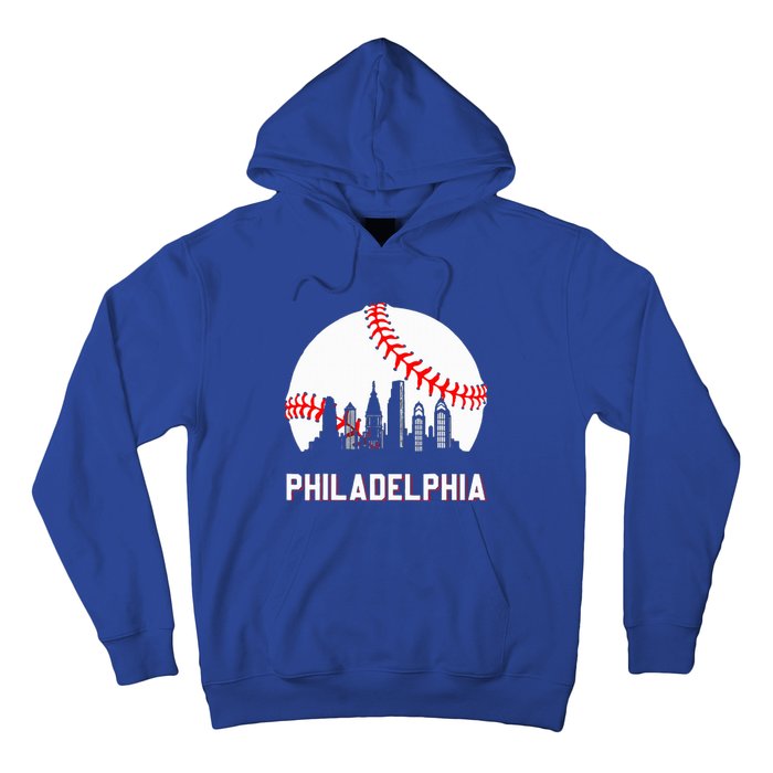 Vintage Distressed Philly Baseball Lovers Hoodie