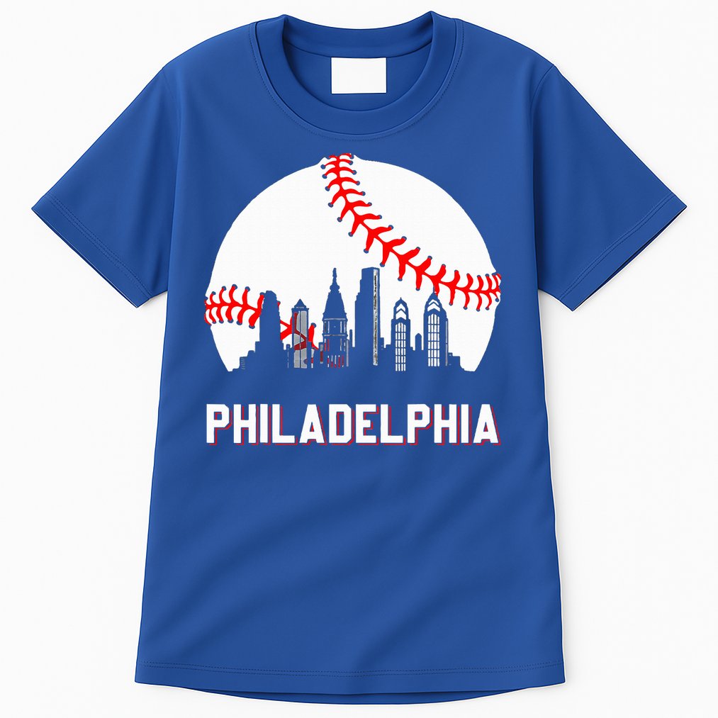 Vintage Distressed Philly Baseball Lovers Tall T-Shirt