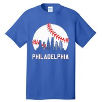 Vintage Distressed Philly Baseball Lovers Tall T-Shirt