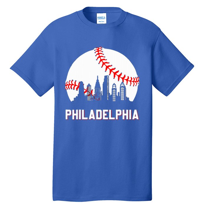 Vintage Distressed Philly Baseball Lovers Tall T-Shirt