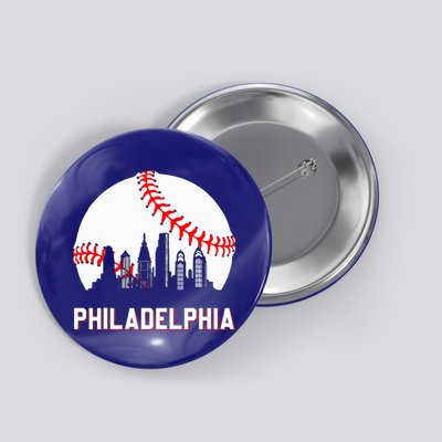 Vintage Distressed Philly Baseball Lovers Button