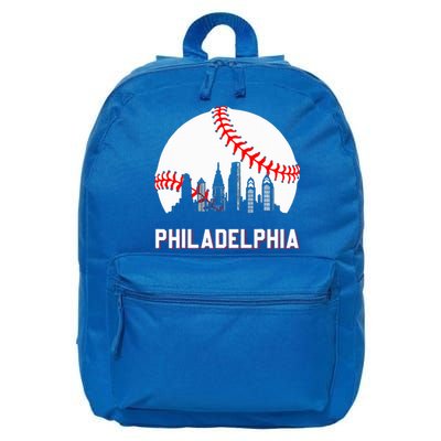 Vintage Distressed Philly Baseball Lovers 16 in Basic Backpack