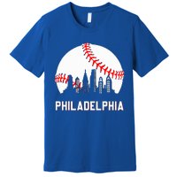 Vintage Distressed Philly Baseball Lovers Premium T-Shirt