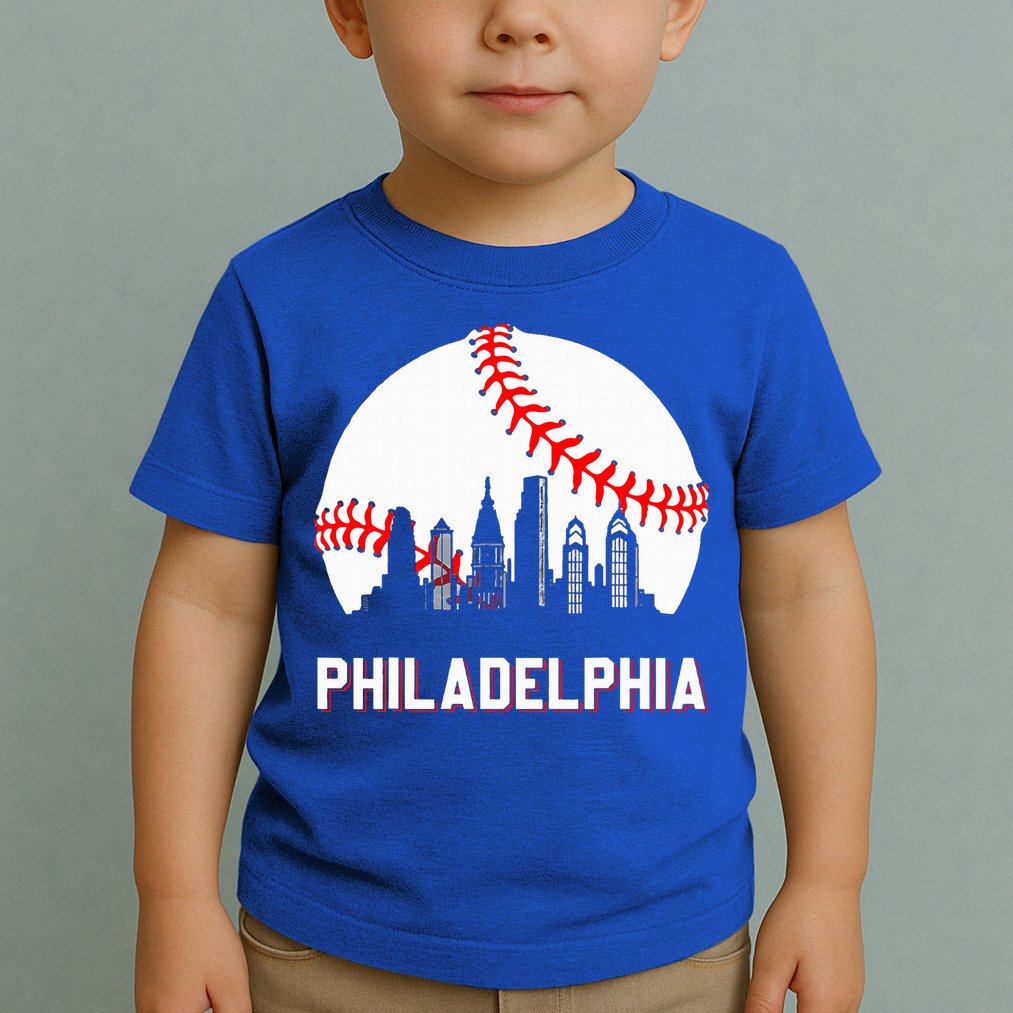 Vintage Distressed Philly Baseball Lovers Toddler T-Shirt