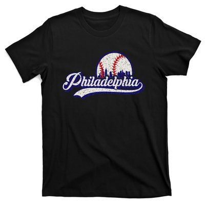 Vintage Distressed Philadelphia Baseball Lovers T-Shirt