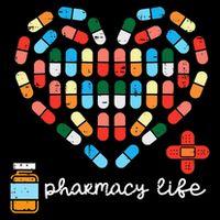 Valentines Day Pharmacy Life Pill Heart Pharmacist Womens T-Shirt