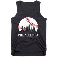 Vintage Distressed Philly Baseball Lovers Tank Top