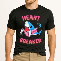 Valentines Day Pool Party Shark Heart Breaker Funny Funny Gift Cooling Performance Crew T-Shirt