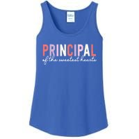 Valentines Day Principal Of The Sweetest Hearts School Gift Ladies Essential Tank