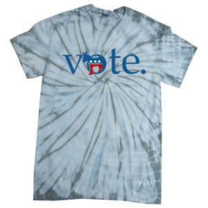 Vote Democratic Party Donkey 2024 Election Vote Biden Tie-Dye T-Shirt