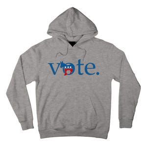 Vote Democratic Party Donkey 2024 Election Vote Biden Tall Hoodie