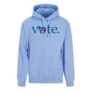 Vote Democratic Party Donkey 2024 Election Vote Biden Unisex Surf Hoodie