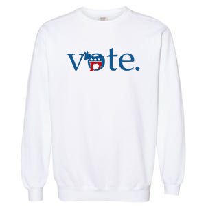 Vote Democratic Party Donkey 2024 Election Vote Biden Garment-Dyed Sweatshirt