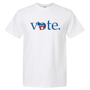 Vote Democratic Party Donkey 2024 Election Vote Biden Garment-Dyed Heavyweight T-Shirt