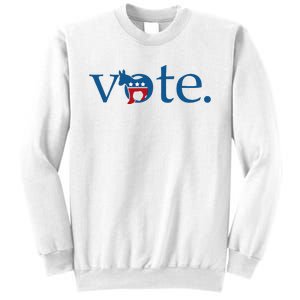 Vote Democratic Party Donkey 2024 Election Vote Biden Sweatshirt