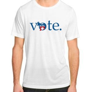 Vote Democratic Party Donkey 2024 Election Vote Biden Adult ChromaSoft Performance T-Shirt