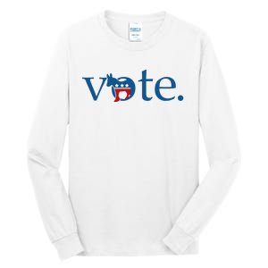 Vote Democratic Party Donkey 2024 Election Vote Biden Tall Long Sleeve T-Shirt