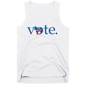 Vote Democratic Party Donkey 2024 Election Vote Biden Tank Top