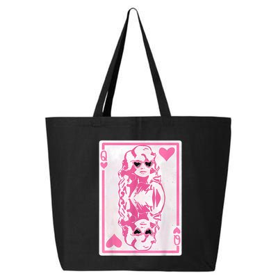 Valentines Day Queen Of Hearts Cute Dolly Valentine 25L Jumbo Tote