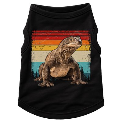 Vintage Distressed Retro Style Cool Komodo Dragon Doggie Tank