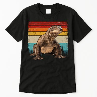 Vintage Distressed Retro Style Cool Komodo Dragon Tall T-Shirt