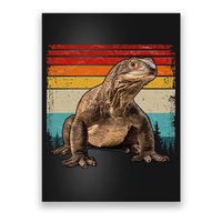 Vintage Distressed Retro Style Cool Komodo Dragon Poster