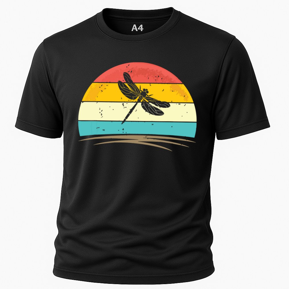 Vintage Dragonfly Retro Distressed Dragonfly Lover Performance Shirt