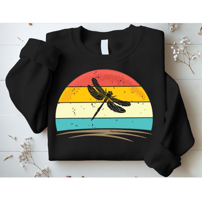 Vintage Dragonfly Retro Distressed Dragonfly Lover Sweatshirt