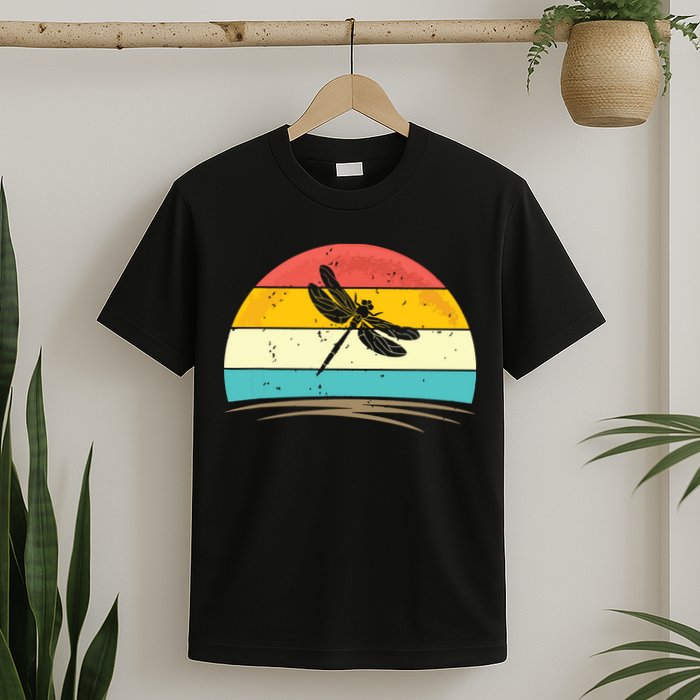 Vintage Dragonfly Retro Distressed Dragonfly Lover T-Shirt