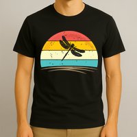 Vintage Dragonfly Retro Distressed Dragonfly Lover T-Shirt
