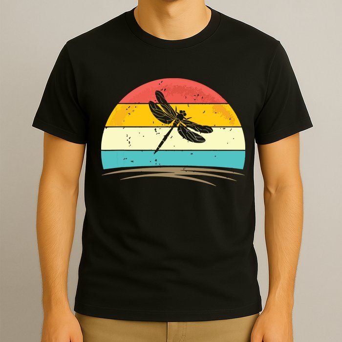 Vintage Dragonfly Retro Distressed Dragonfly Lover T-Shirt