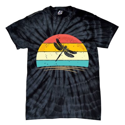 Vintage Dragonfly Retro Distressed Dragonfly Lover Tie-Dye T-Shirt