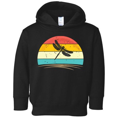 Vintage Dragonfly Retro Distressed Dragonfly Lover Toddler Hoodie