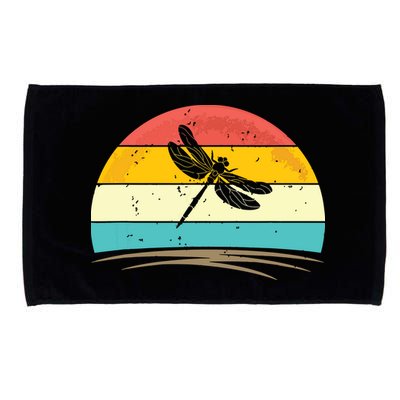 Vintage Dragonfly Retro Distressed Dragonfly Lover Microfiber Hand Towel
