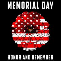 Veterans Day Red Poppy Flower Usa Memorial Day Womens Tank Top