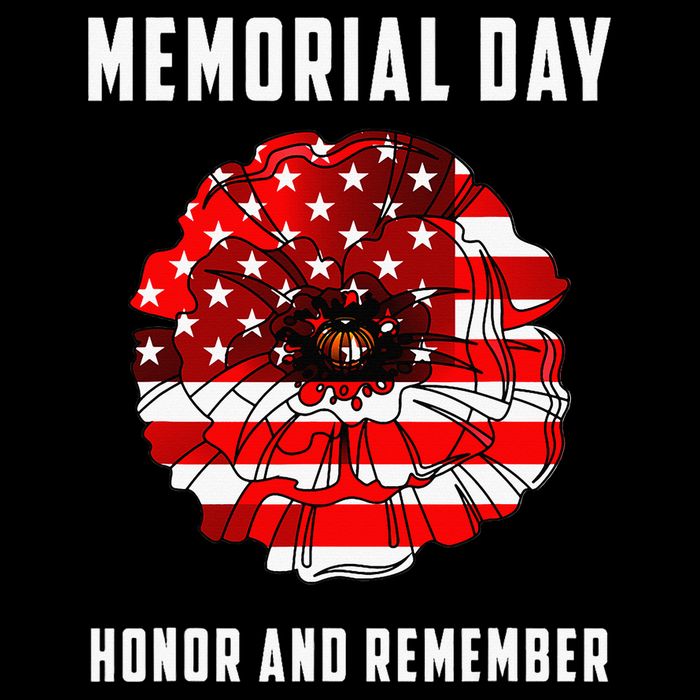 Veterans Day Red Poppy Flower Usa Memorial Day Womens Tank Top
