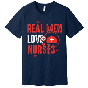 Valentines Day Real Love Nurses Premium T-Shirt