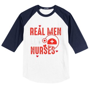 Valentines Day Real Love Nurses Baseball Sleeve Shirt