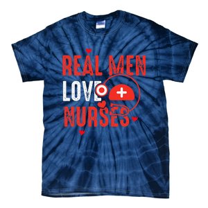 Valentines Day Real Love Nurses Tie-Dye T-Shirt