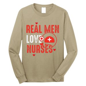 Valentines Day Real Love Nurses Long Sleeve Shirt