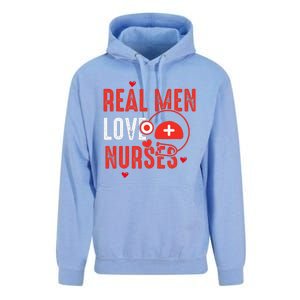 Valentines Day Real Love Nurses Unisex Surf Hoodie