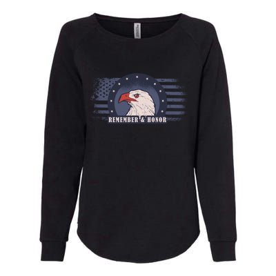 Veterans Day Remember And Honor Gift Womens California Wash Sweatshirt