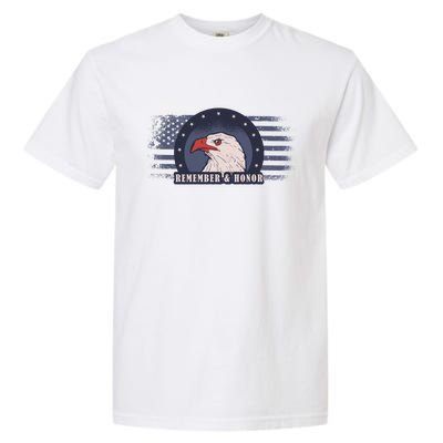 Veterans Day Remember And Honor Gift Garment-Dyed Heavyweight T-Shirt