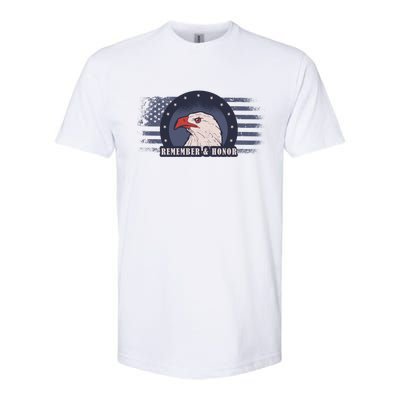 Veterans Day Remember And Honor Gift Softstyle® CVC T-Shirt