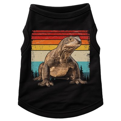 Vintage Distressed Retro Style Cool Komodo Dragon Doggie Tank