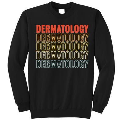 Vintage Dermatology Retro Women Derm Skincare Cute For Tall Sweatshirt