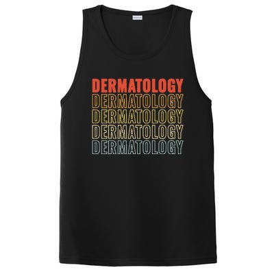 Vintage Dermatology Retro Women Derm Skincare Cute For PosiCharge Competitor Tank