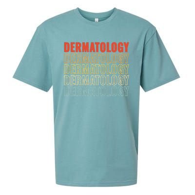 Vintage Dermatology Retro Women Derm Skincare Cute For Sueded Cloud Jersey T-Shirt